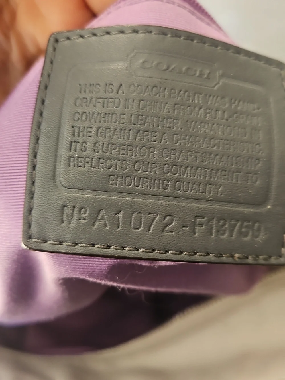 Coach Vintage Bag